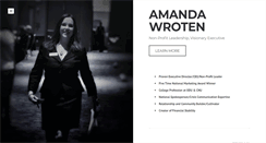 Desktop Screenshot of amandawroten.com